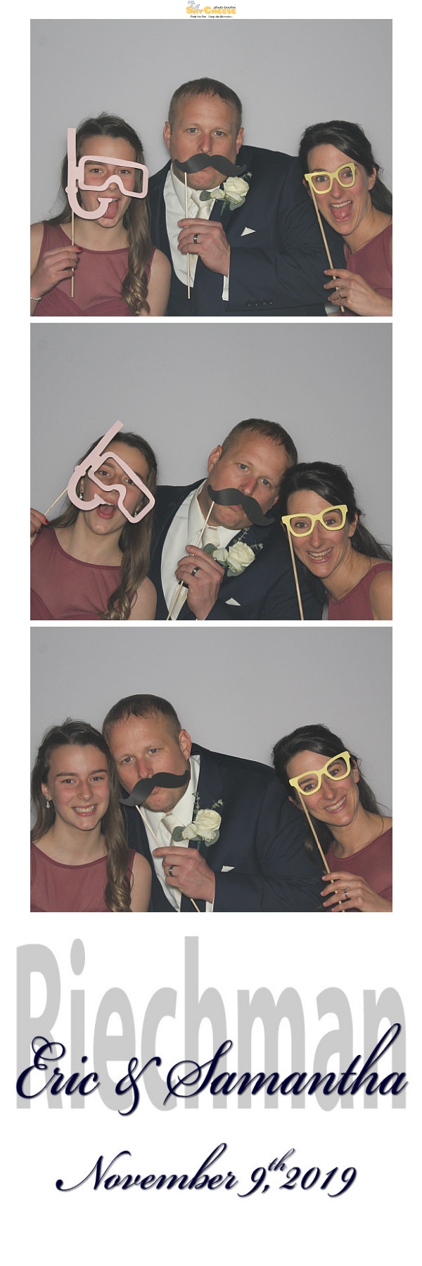 Huster / Riechman Wedding  | View more photos from the event at gallery.saycheesephotobooth.com/u/SayCheesePhotoBooth/Huster-Riechman-Wedding